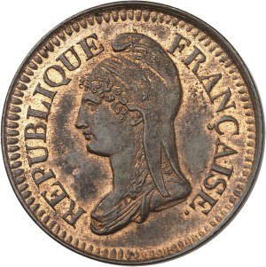 Government of National Defense (1870-1871). 10-centime proof after Dupré (unsigned) 1870/1, BB, Strasbourg.
