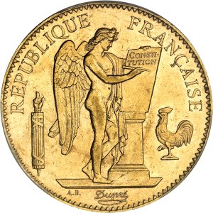 Third Republic (1870-1940). 100 francs Génie 1896, A, Paris.