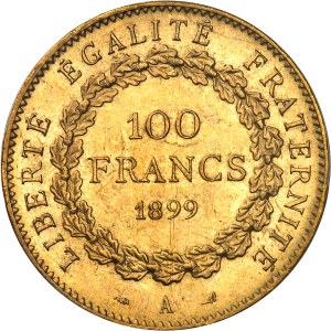 IIIe République (1870-1940). 100 francs Génie 1899, A, Paris.