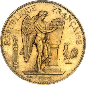 Third Republic (1870-1940). 100 francs Génie 1899, A, Paris.