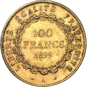 IIIe République (1870-1940). 100 francs Génie 1899, A, Paris.