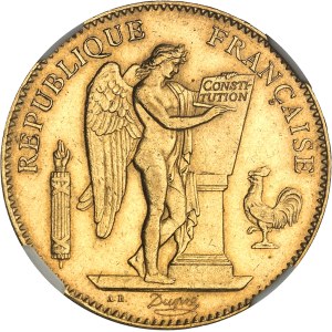 IIIe République (1870-1940). 50 francs Génie 1887, A, Paris.