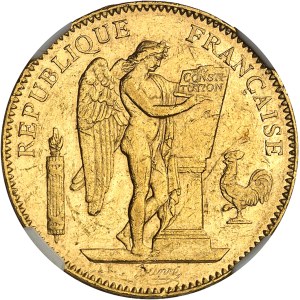 IIIe République (1870-1940). 50 francs Génie 1896, A, Paris.