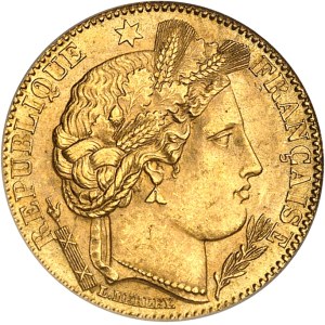 IIIe République (1870-1940). 10 francs Cérès 1899, A, Paris.