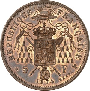 IIIe République (1870-1940). Satirical essay on the 5-franc 