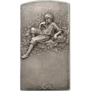 IIIe République (1870-1940). Plaque, la Viticulture, par L. Coudray ND (1902), Paris.