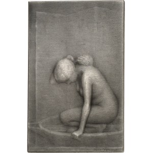 IIIe République (1870-1940). Médaille, la toilette par Ovide Yencesse, SAMF n° 26 1910, Paris.