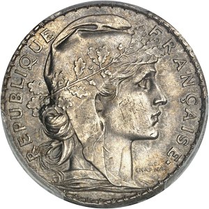 Third Republic (1870-1940). Piéfort (proof) of 20 francs Marianne, Frappe spéciale (SP) 1912, Paris.