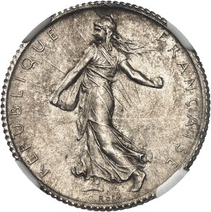 Third Republic (1870-1940). 1 franc Semeuse 1914, C, Castelsarrasin.
