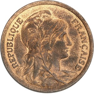 IIIe République (1870-1940). Essai hybride de 10 centimes Daniel-Dupuis, au revers type Cérès d’Oudiné ND (1897), Paris.