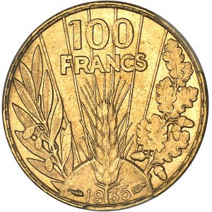 IIIe République (1870-1940). 100 francs Bazor 1935, Paris.