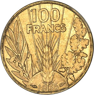 Third Republic (1870-1940). 100 francs Bazor 1935, Paris.