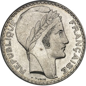IIIe République (1870-1940). 20 francs Turin 1936, Paris.