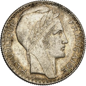 IIIe République (1870-1940). Essai de 10 francs Turin, type adopté 1929, Paris.