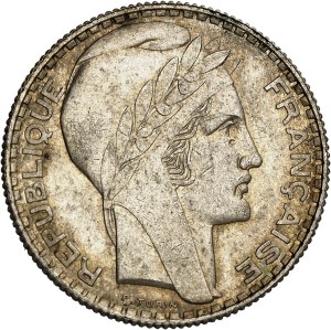 IIIe République (1870-1940). Essay of 10 francs Turin, adopted type 1929, Paris.