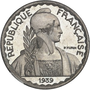 IIIe République (1870-1940). Essai de 10 francs Turin hybride 25 mm (poids inconnu) 1929-1939, Paris.