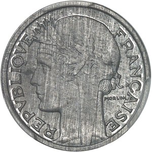 IIIe République (1870-1940). Épreuve de 50 centimes Morlon en aluminium, Frappe spéciale (SP) 1936, Paris.
