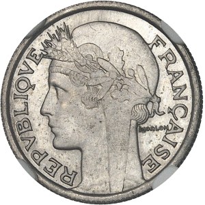 IIIe République (1870-1940). Essai de 50 centimes Morlon en nickel 1939, Paris.