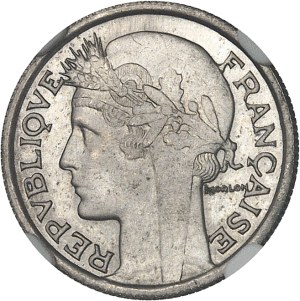 IIIe République (1870-1940). Morlon 50-centime nickel test 1939, Paris.