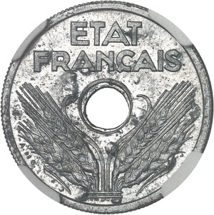 French State (1940-1944). Essay of DIX centimes, large module 1941, Paris.