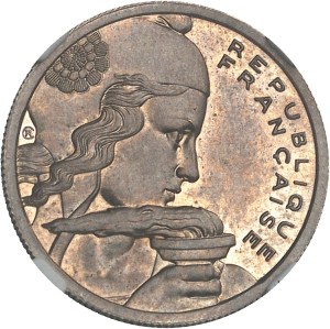 IVth Republic (1947-1958). Présérie de 100 francs Cochet, sans ESSAI, Flan bruni (PROOF) 1950, Paris.