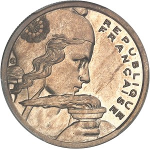 IVth Republic (1947-1958). Présérie de 100 francs Cochet, sans ESSAI, listels larges et grand module, Frappe spéciale (SP) 1954, Paris.