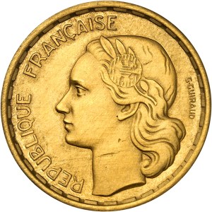 IVth Republic (1947-1958). Proof of 50 francs Guiraud in gold 1951, Paris.