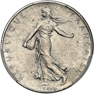 Ve République (1958 à nos jours). Présérie de 1/2 franc Semeuse, Frappe spéciale (SP) 1964, Paris.