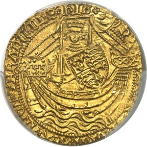 Henry V (1413-1422). Noble d’or, classe C ND, Londres.