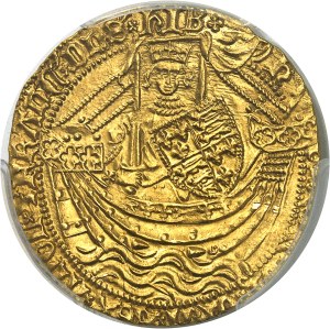 Henry V (1413-1422). Noble d'or, class C ND, London.