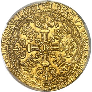 Henry V (1413-1422). Noble d’or, classe C ND, Londres.