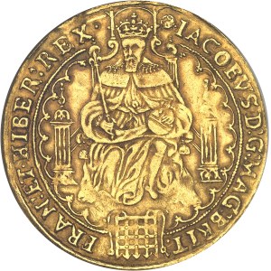 Jacques Ier (1603-1625). Royal (Rose Ryal) d’or (30 shillings), 2e émission ND (1605-1606), Londres.