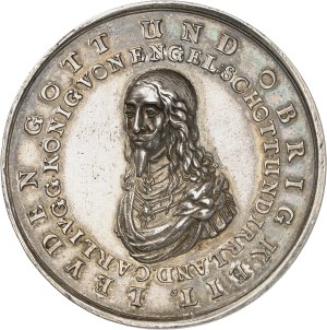 Charles I (1625-1649). Medal, execution by decapitation of Charles I of England, by F (undetermined) 1649, Germany ?