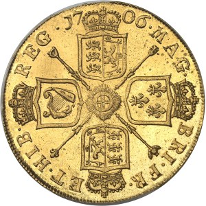 Anne (1702-1714). 5 guinées 1706, Londres.