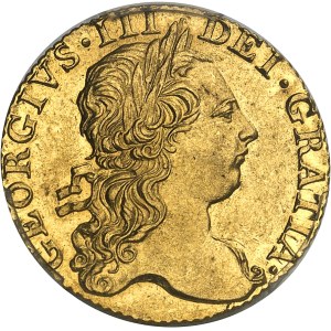 Georges III (1760-1820). Guinée, 3e buste 1773, Londres.