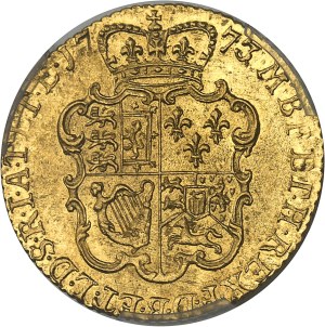 George III (1760-1820). Guinea, 3rd bust 1773, London.