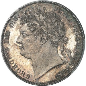 Georges IV (1820-1830). Demi-couronne (Half-crown), second revers 1823, Londres.
