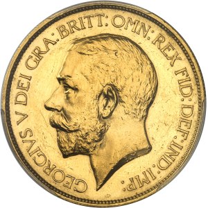 Georges V (1910-1936). 5 livres (5 pounds), Flan bruni (PROOF) 1911, Londres.