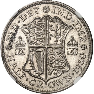 Georges V (1910-1936). Demi-couronne (Half-crown) 1930, Londres.