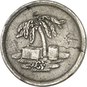 Charles X (1824-1830). Token for 1 ND metal bell gourd (1825), Paris.