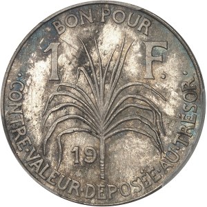 IIIe République (1870-1940). Épreuve de 1 franc avec date incomplète, en argent, de poids lourd, Frappe spéciale (SP) ND (19--) [1903], Paris.
