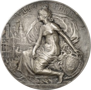 IIIe République (1870-1940). Medal from the Paris International Colonial Exhibition, by G.-H. Prud'homme ND (1900, awarded in 1931), Paris.