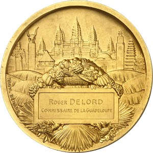 IIIe République (1870-1940). Medal, Exposition coloniale internationale de Paris, by R. Bénard 1931, Paris.