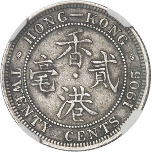 Édouard VII (1901-1910). 20 cents 1905, Londres.
