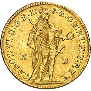 Charles VI (1711-1740). Ducat 1740/39, KB, Kremnitz.