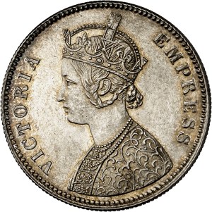 Victoria (1837-1901). Rupee 1885, C, Calcutta.