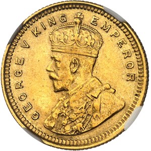 Georges V (1910-1936). 15 roupies 1918, Bombay.