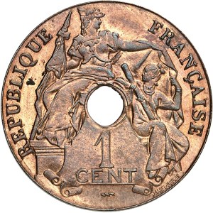 IIIe République (1870-1940). Essai de 1 cent(ième) (ESSAI dans le champ) 1923, éclair, Poissy.