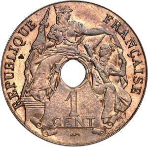 IIIe République (1870-1940). Essai de 1 cent(ième) (ESSAI dans le champ) 1923, éclair, Poissy.