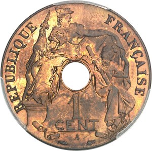Third Republic (1870-1940). 1 cent, different wing 1931, A, Paris.